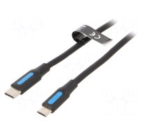 Cable | USB 2.0 | USB B micro plug,USB C plug | nickel plated | 0.5m