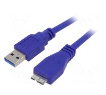 Cable | Cablexpert | USB 3.0 | USB A plug,USB B micro plug | 1.8m