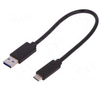 Cable | USB 3.0 | USB A plug,USB C plug | 0.25m