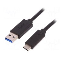Cable | USB 3.0 | USB A plug,USB C plug | 1m