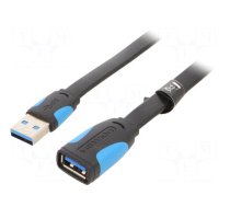 Cable | USB 3.0 | USB A socket,USB A plug | tinned | 1.5m
