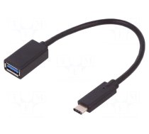 Cable | USB 3.0 | USB A socket,USB C plug | 0.2m