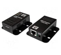 USB extender | USB 1.1,USB 2.0 | black | Cat: 5e,6