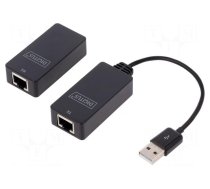 USB extender | USB 1.1,USB 2.0 | black | Cat: 5,5e,6