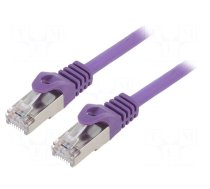 Patch cord | F/UTP | Cat 6 | RJ45 plug | stranded | CCA | 0.25m | PVC