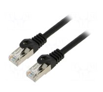 Patch cord | F/UTP | Cat 6 | RJ45 plug,both sides | stranded | CCA