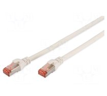 Patch cord | S/FTP | Cat 6 | RJ45 plug,both sides | 10m | stranded | Cu
