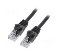 Patch cord | U/UTP | Cat 6 | RJ45 plug,both sides | stranded | CCA | 1m