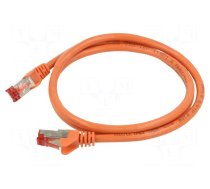 Patch cord | S/FTP | Cat 6 | RJ45 plug,both sides | stranded | CCA | 1m