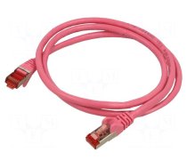 Patch cord | S/FTP | Cat 6 | RJ45 plug,both sides | stranded | CCA | 1m