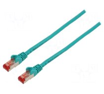 Patch cord | S/FTP | Cat 6 | RJ45 plug,both sides | stranded | CCA | 1m