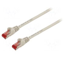 Patch cord | S/FTP | Cat 6 | RJ45 plug,both sides | stranded | CCA | 1m
