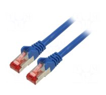 Patch cord | S/FTP | Cat 6 | RJ45 plug,both sides | stranded | CCA | 1m
