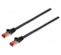 Patch cord | S/FTP | Cat 6 | RJ45 plug,both sides | stranded | CCA | 1m