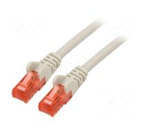 Patch cord | U/UTP | Cat 6 | RJ45 plug,both sides | stranded | CCA | 3m