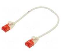 Patch cord | U/UTP | Cat 6 | RJ45 plug,both sides | stranded | Cu | PVC