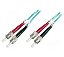 Fiber patch cord | OM3 | ST/UPC,both sides | 10m | 50/125um | LSZH