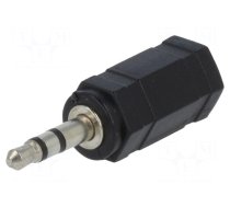 Jack 2.5mm socket,Jack 3.5mm plug | Colour: black