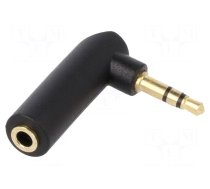 Adapter | Jack 3.5mm 3pin angled plug,Jack 3.5mm socket