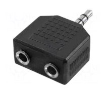 Jack 3.5mm socket x2,Jack 3.5mm plug | Enclos.mat: plastic