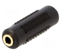 Adapter | Jack 3.5mm socket,both sides | Plating: gold-plated
