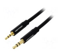Cable | Jack 2.5mm 3pin plug,Jack 3.5mm 3pin plug | 1m | black