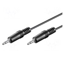 Cable | Jack 3.5mm plug,both sides | 1.2m
