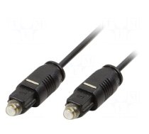 Cable | Toslink plug,both sides | 1.5m | Øcore: 2.4mm
