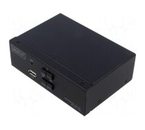 KVM switch | 4K,UHD 2160p | black | USB 2.0