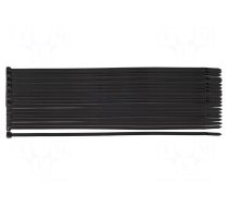 Cable tie | L: 150mm | W: 3.6mm | black | polyamide | 100pcs | EXTREME