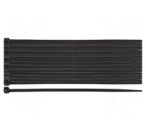Cable tie | L: 80mm | W: 2.5mm | black | polyamide | 100pcs | EXTREME