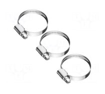 Worm gear clamp | W: 9mm | Clamping: 20÷32mm | stainless steel | W4