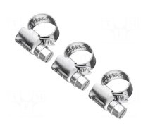 Worm gear clamp | W: 9mm | Clamping: 8÷12mm | stainless steel | W4
