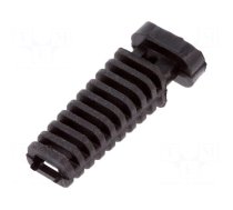 Strain relief | black | Panel thick: max.3.9mm | L: 25mm