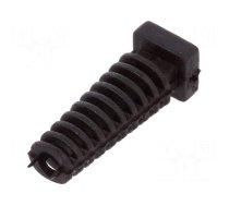 Strain relief | Øhole: 3.5mm | black | Panel thick: max.2.5mm | L: 25mm