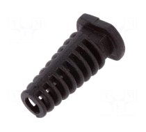 Strain relief | Øhole: 4.5mm | black | Panel thick: max.3.5mm | L: 25mm