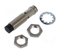 Sensor: inductive | OUT: PNP / NO | 0÷5mm | 10÷30VDC | M12 | IP67 | brass