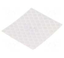 Reflector | self-adhesive | Body dimensions: 40x35x0.6mm