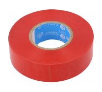 Electrically insulated tape | PVC | W: 19mm | L: 20m | red