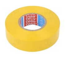 Electrically insulated tape | PVC | W: 19mm | L: 20m | yellow