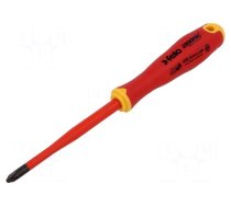 Screwdriver: insulated | slim | Pozidriv® | PZ2 | ERGONIC®