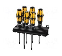 Screwdriver: for impact-set | Torx® | hanger | 6pcs.