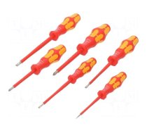 Kit: screwdrivers | Pcs: 6 | The set contains: screwdrivers hanger