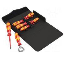 Screwdriver: insulated-set | insulated | Phillips,slot | 1kVAC | case