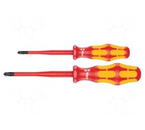 Screwdriver: insulated-set | insulated | PlusMinus PZ-type | 1kVAC