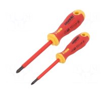 Screwdriver: insulated-set | insulated | PlusMinus PZ-type | 1kVAC