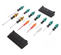Screwdriver: universal-set | Phillips,Pozidriv®,slot | 12pcs.