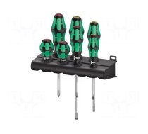 Screwdriver: universal-set | Phillips,slot | Kraftform-300 | 7pcs.