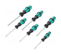 Kit: screwdrivers | Pcs: 6 | The set contains: screwdrivers hanger