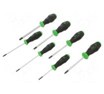 Screwdriver: standard | Torx® | T8,T20,T25,T30,T40,T10T | 7pcs.